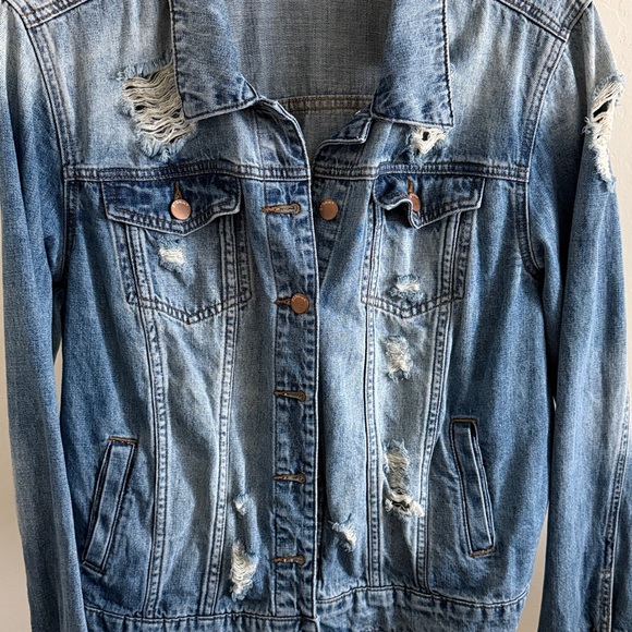 Distressed Denim Jacket - Picture 4 of 4